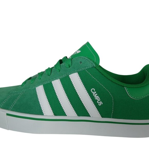 Adidas Unisex Campus Vulc Shoes Green Cloud White JQ0052 PCI 789002 M 12 /W 13 - Picture 9 of 10